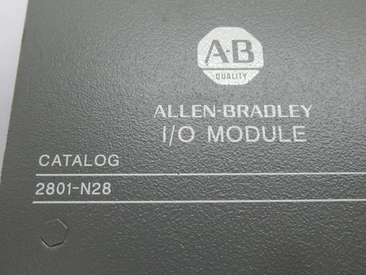 Allen-Bradley 2801-N28 Machine Vision I/O Module SER A USED