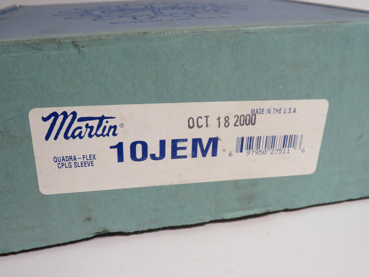 Martin 10JEM Quadra-Flex Coupling Sleeve Size 10 7-1/16" OD 4" 3-7/16" W NEW