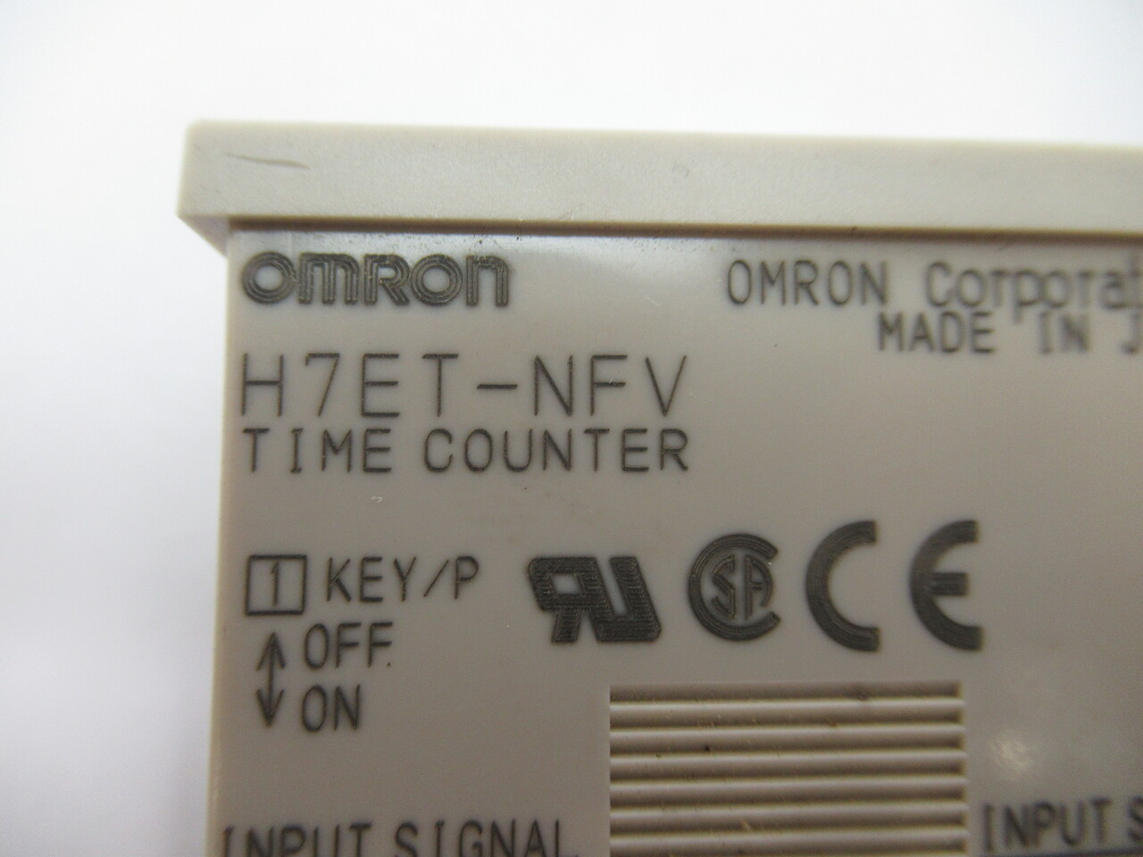 Omron H7ET-NFV Time Counter 24-240V 50/60Hz *No Bracket* USED