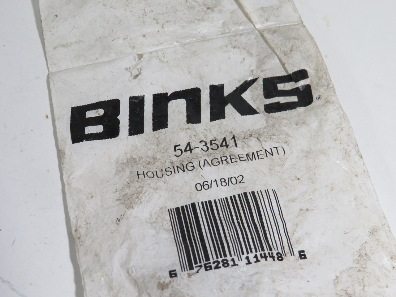 Binks 54-3541 Housing NWB