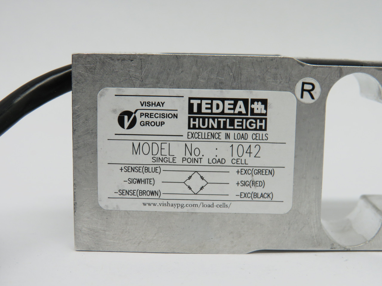 Tedea Huntleigh 1042-003K-D5-01F Single Point Load Cell 3kg 15V 415Ohm Input NEW