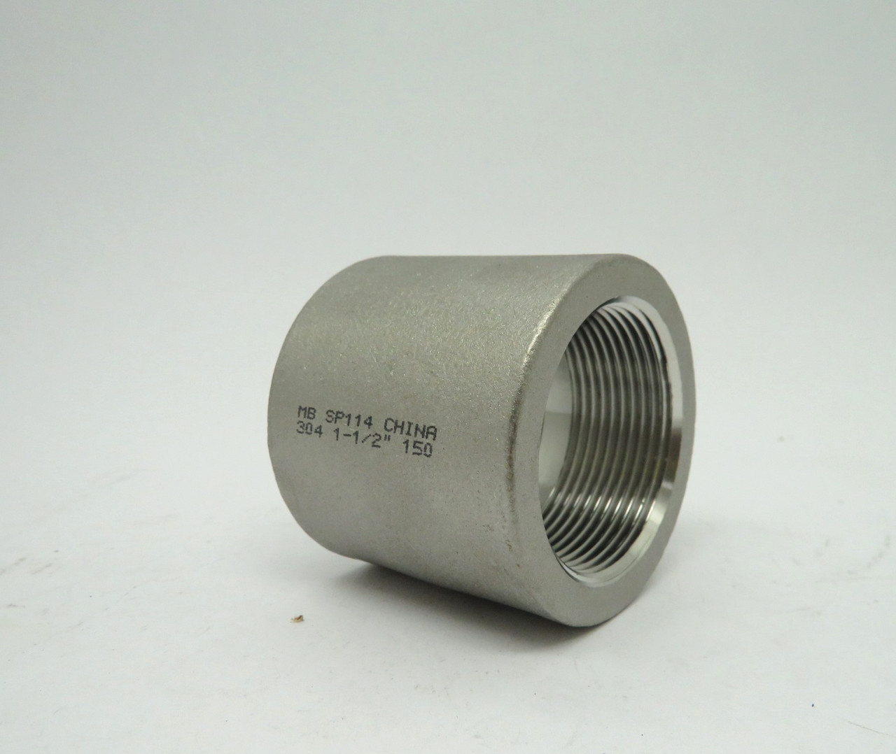 Merit Brass K411-24 1-1/2" Stainless Steel Coupling 150PSI FNPT NOP