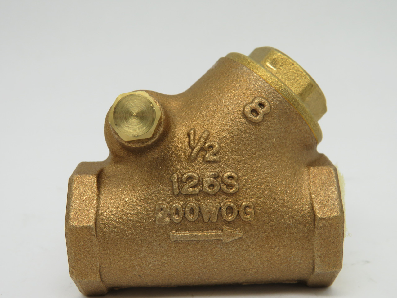 Kitz 22-150 125S 1/2" Swing Check Valve 200PSI Bronze Female NWB