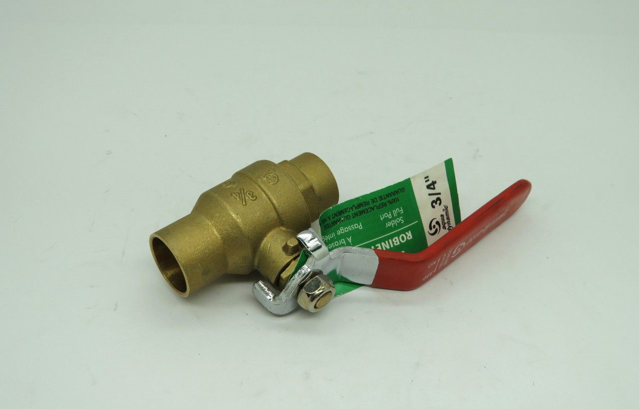 Aqua Dynamic 1107-504 3/4" Ball Valve 600PSI Brass Female NOP