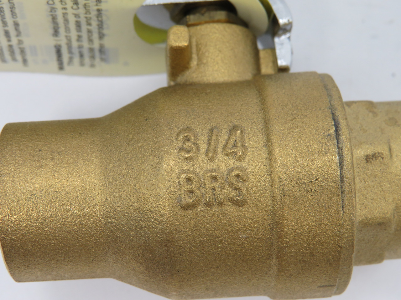 Apollo International 94A-204-01 3/4" Ball Valve 125PSI Brass Female NOP