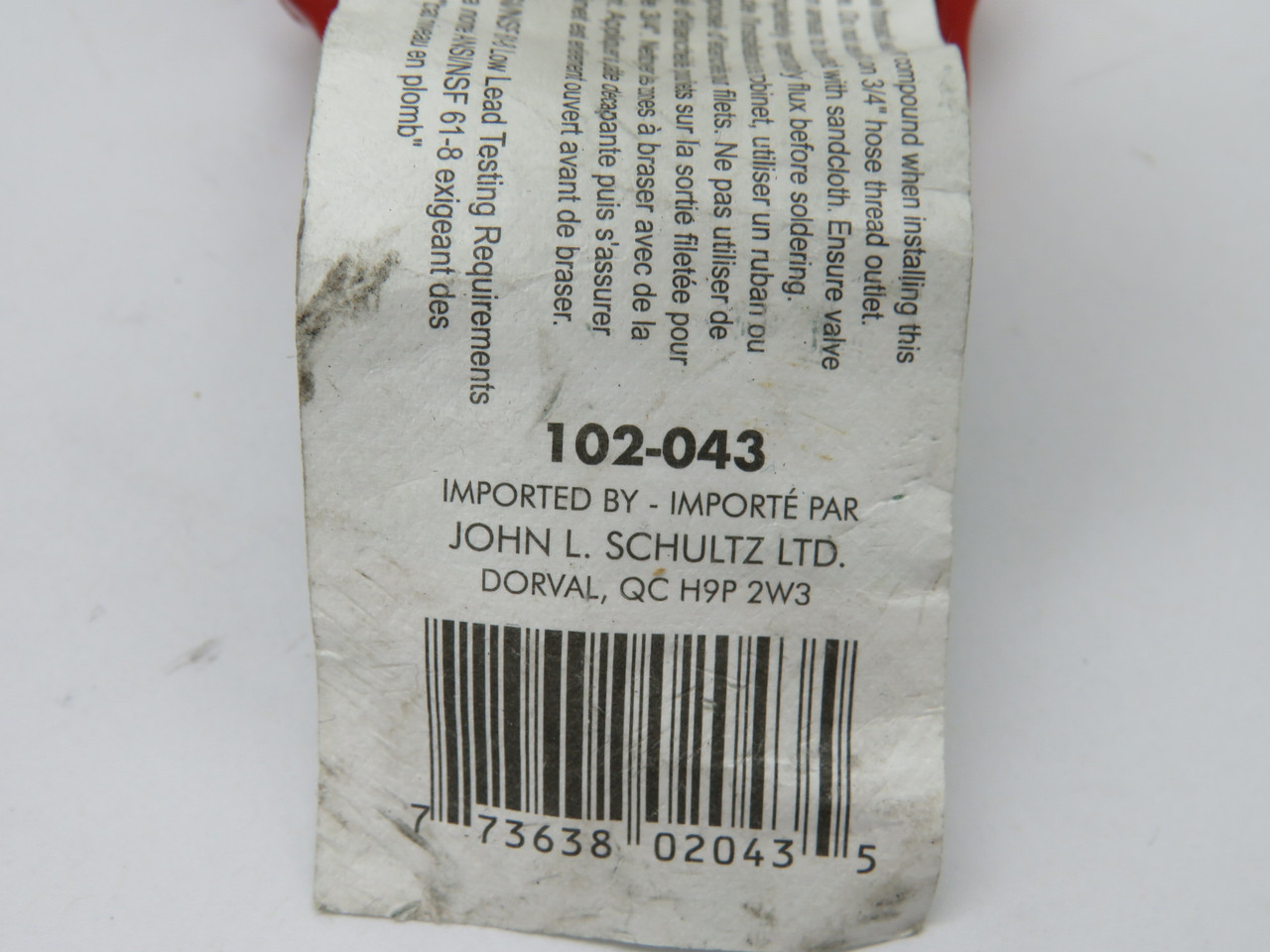 Aqua Dynamic 102-043 1/2" Boiler Drain Valve 125PSI Brass Male NOP