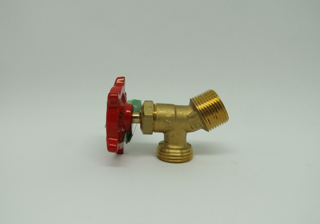 Aqua Dynamic 1102-044 3/4" Boiler Drain Faucet Valve 125PSI Brass Male NOP