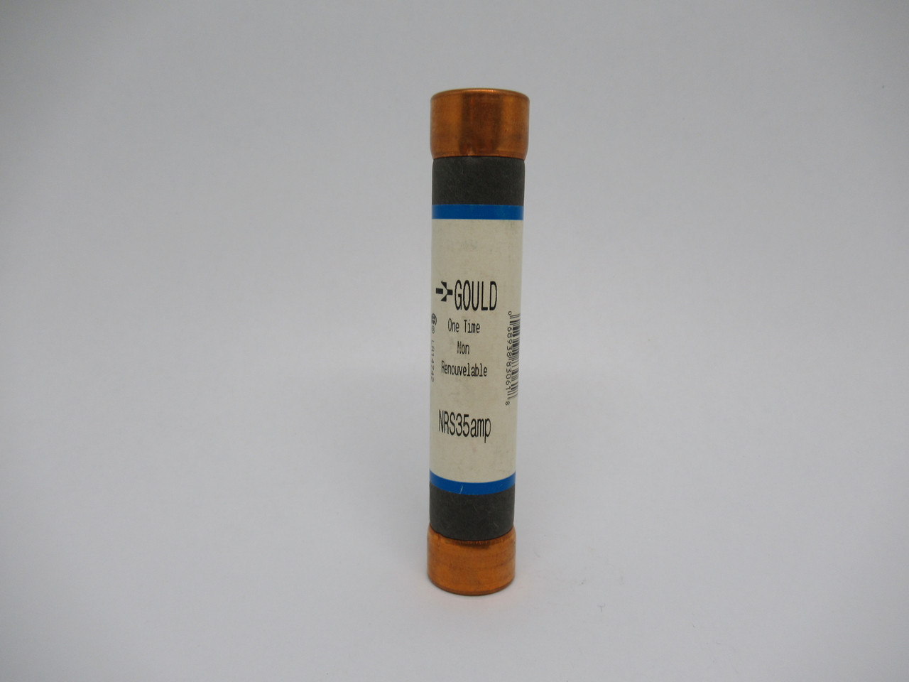 Gould Shawmut NRS35 One Time Non-Renewable 35A 600V Fuse USED