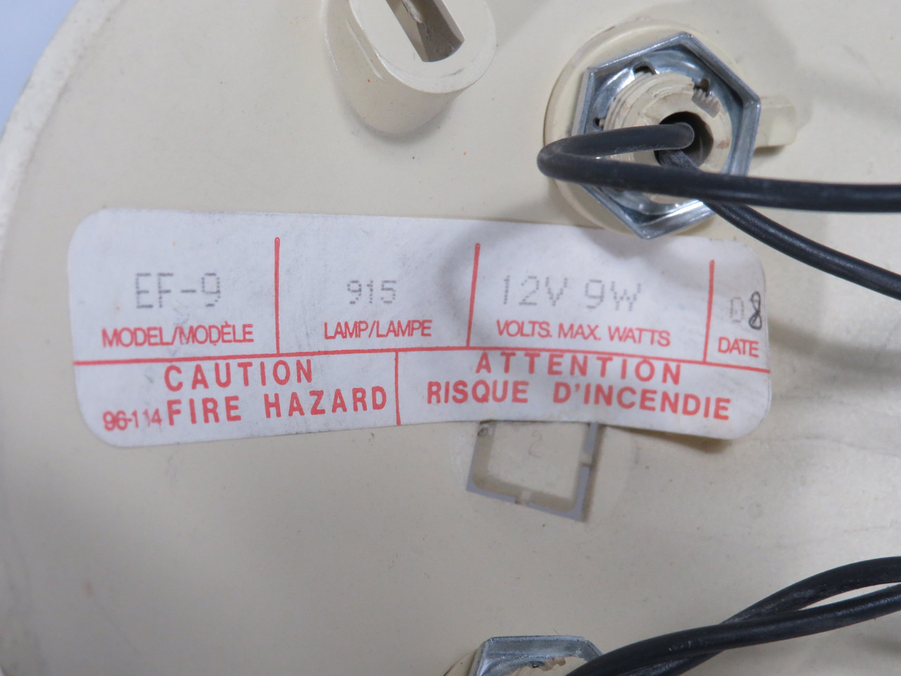 Lumacell EF9D-12V9W Double Remote Head Lamp 12V 9W 915 Lamp USED