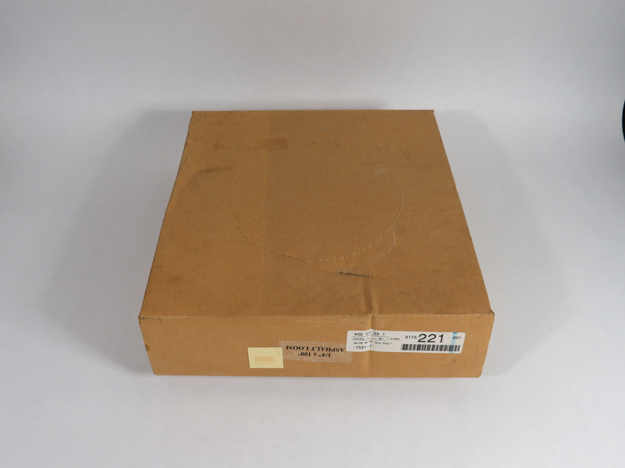 Generic 1/4 Asphalt-Coated Fabric Loom Conduit 1/4" 93FT *Length Removed* NEW