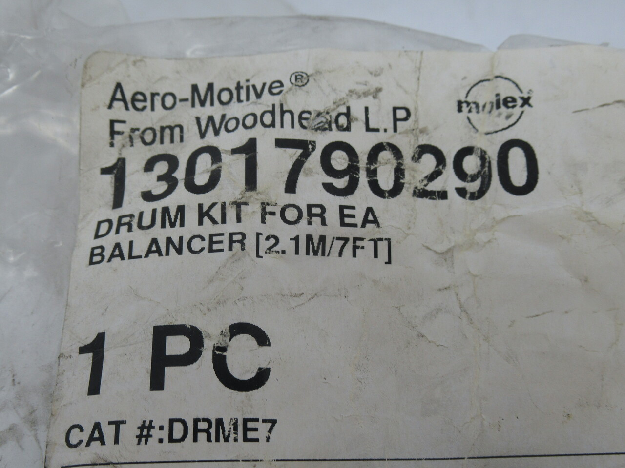 Woodhead 1301790290 DRME7 Aero-Motive Drum Kit for EA Balancer 2.1m/7Ft NWB