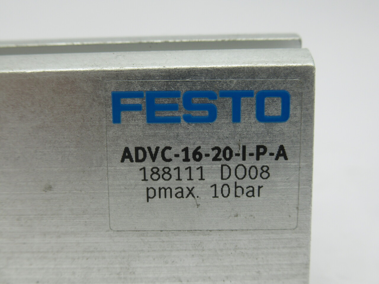 Festo 188111 ADVC-16-20-I-P-A Short Stroke Cylinder 16mmB 20mmS SHELF WEAR NOP