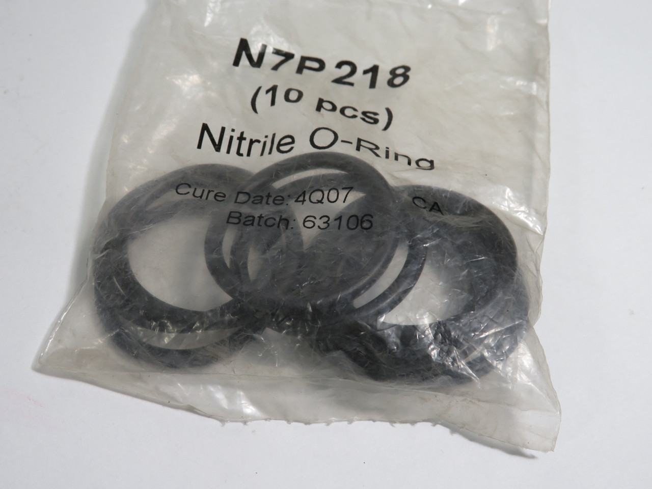 Generic N7P218 Nitrile O-Ring Lot of 10 NWB