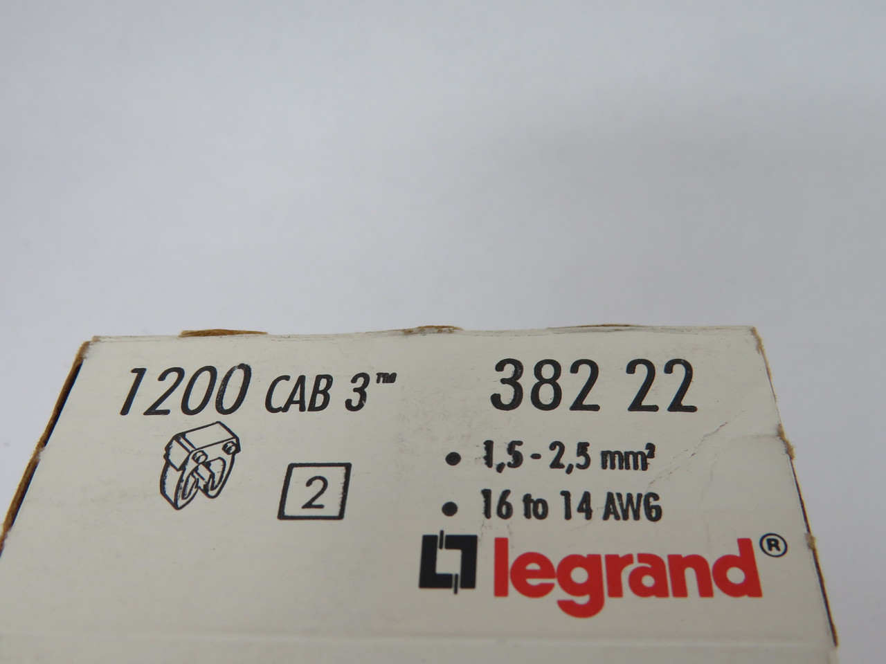 Legrand 38222 CAB3 Red Wire Marker Sleeve "2" 1.5-2.5mm2 Lot of 627 NEW