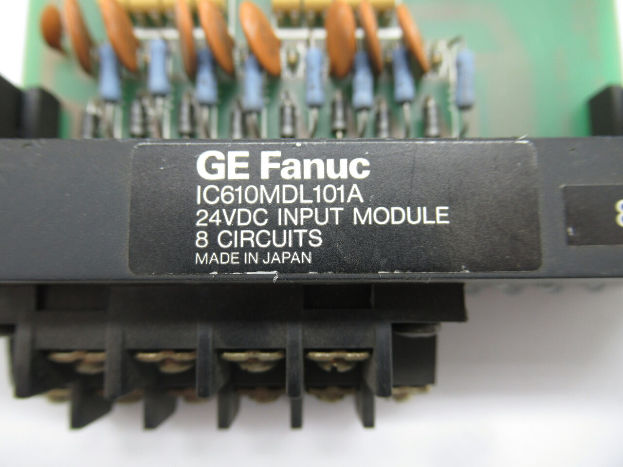 GE FANUC INPUT MODULE IC610MDL101A 8 POINT 24VDC USED
