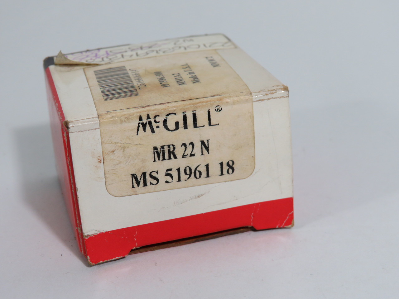 McGill MR-22-N Needle Roller Bearing 1.3750" Bore 1.8750" OD 1" Width NEW