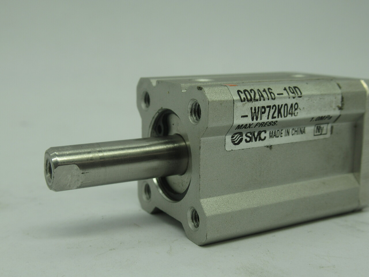 SMC CQ2A16-19D-WP72K048 Compact Cylinder 16mmBore 19mmStroke 1.0MPa USED