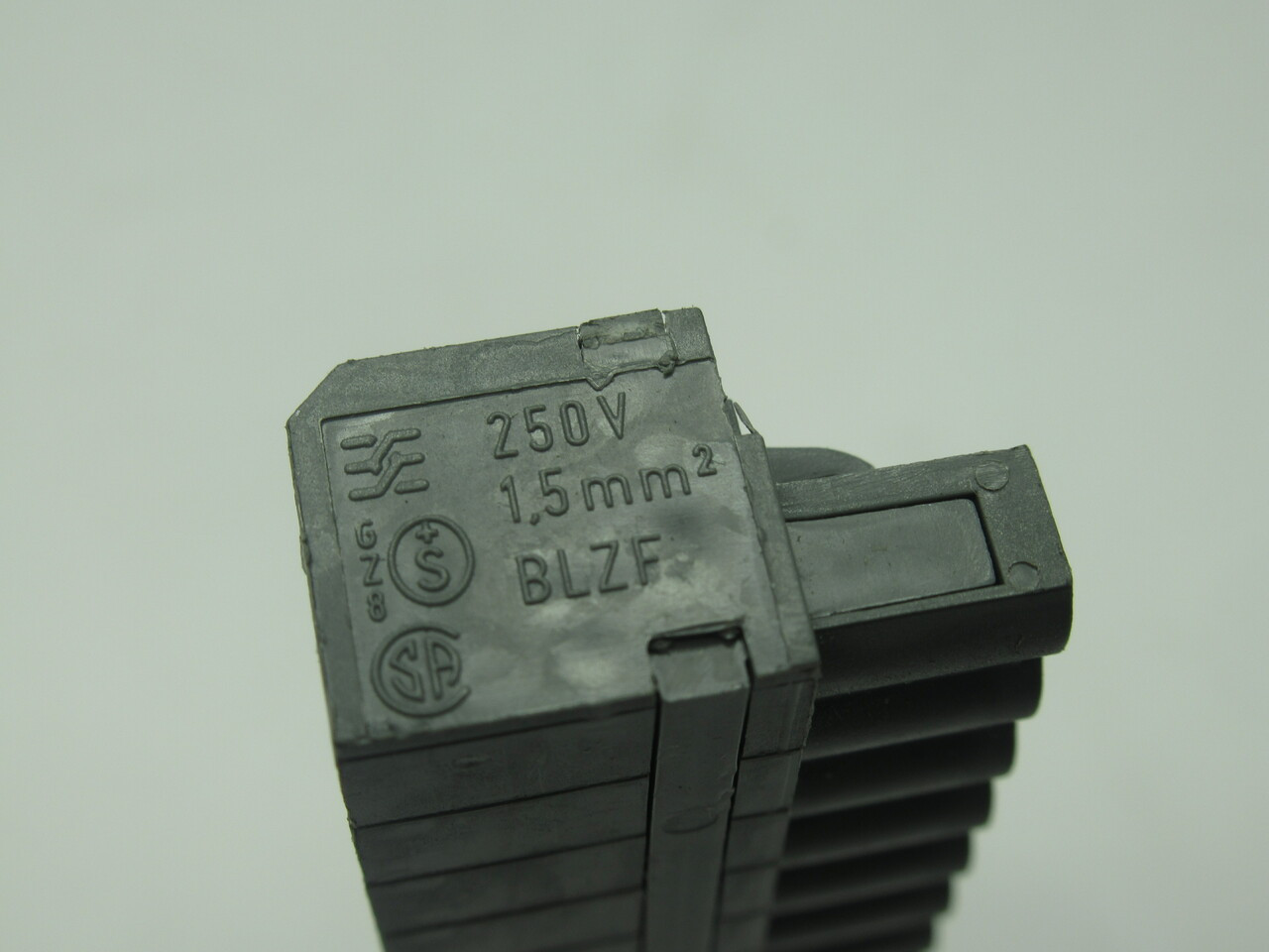 Weidmuller BLZF1.5/5.08-20 PCB Terminal Block 20Pos 250V 1.5mm2 GRAY USED