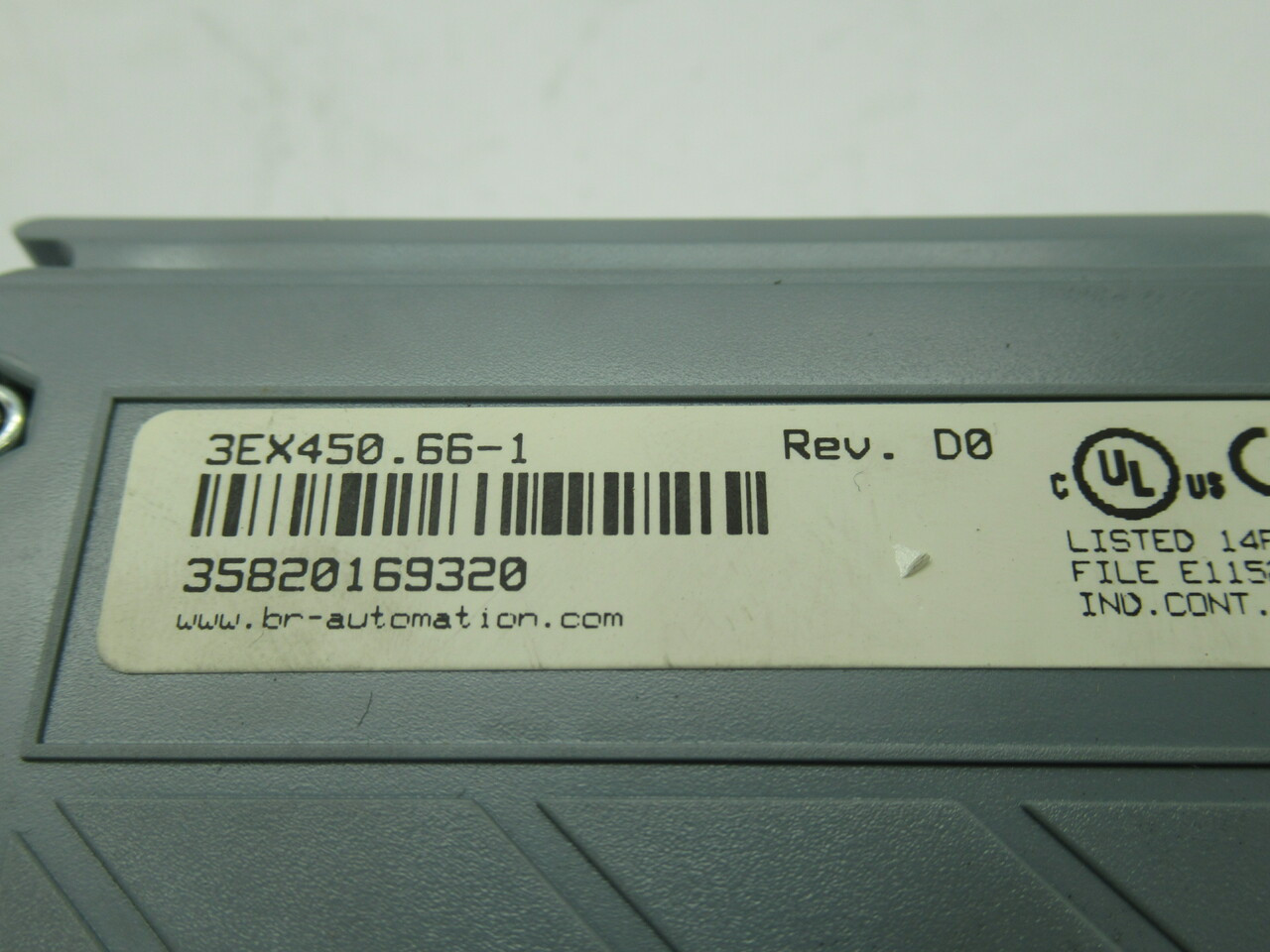 B&R Automation 3EX450.66-1 Bus Controller Module Rev.D0 5.5W 3.5kB I/O Data USED