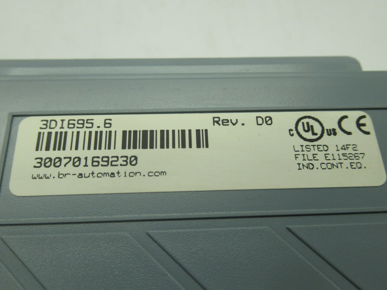 B&R Automation 3DI695.6 I/O Module Rev. D0 16 Inputs 120/230VAC USED