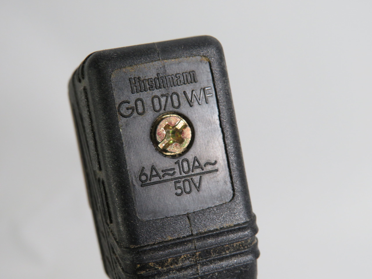 Hirschmann GO-070-WF Connector 50V 6-10Amp G0-070-WF USED