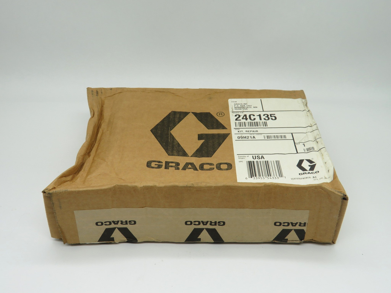 Graco 24C135 Pump Repair Kit w/ Nylon Piston Seal *Damaged/Sealed Box* NEW