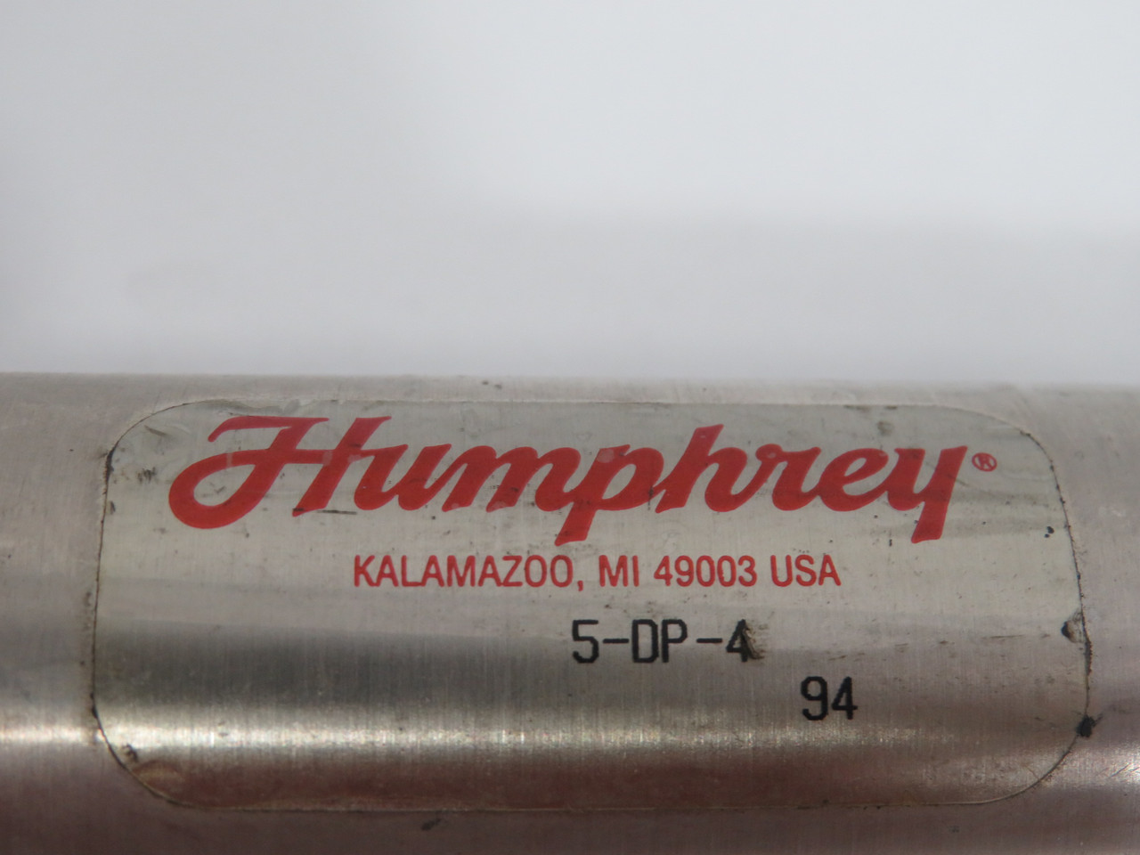 Humphrey 5-DP-4 Pneumatic Cylinder 1-1/2" Bore 4" Stroke USED