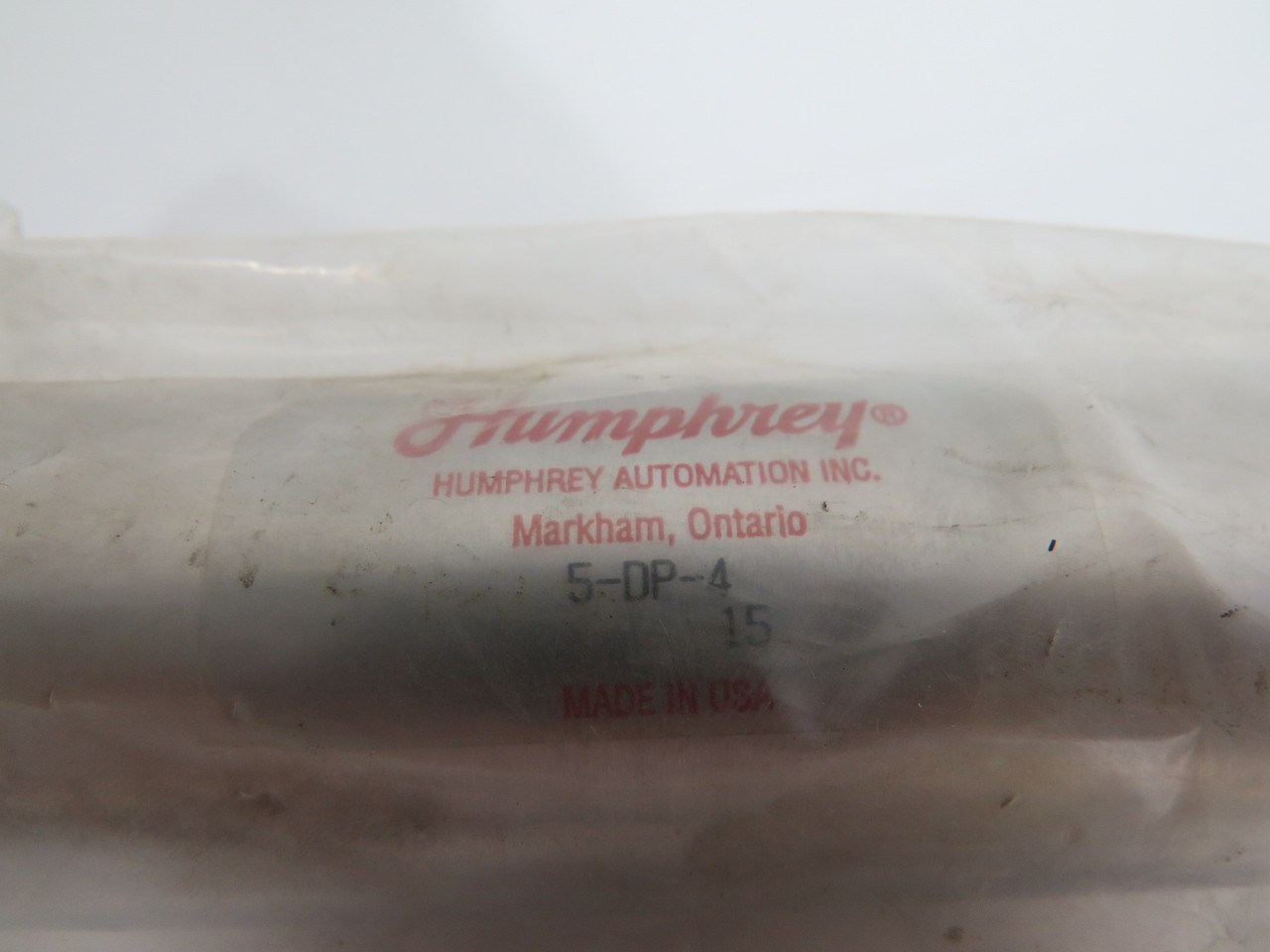 Humphrey 5-DP-4 Pneumatic Cylinder 1-1/2" Bore 4" Stroke NOP
