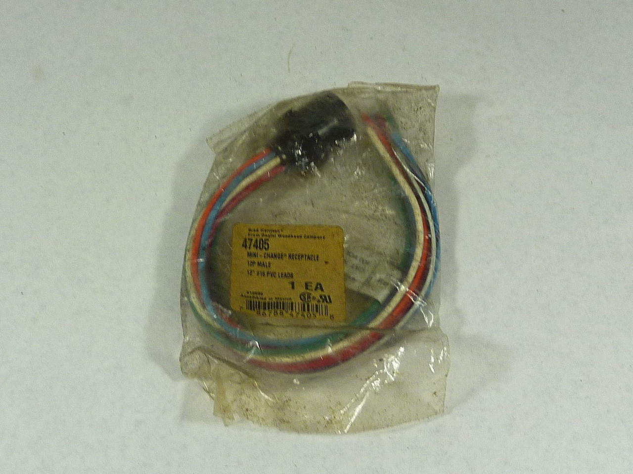 TPC 65307 Cordset  Male Receptacle 3 Pin ! NEW !