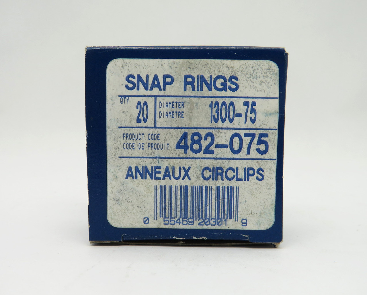 Docap 1300-75 Snap Ring 3/4" 482-075 20-Pack *Open Box* NEW