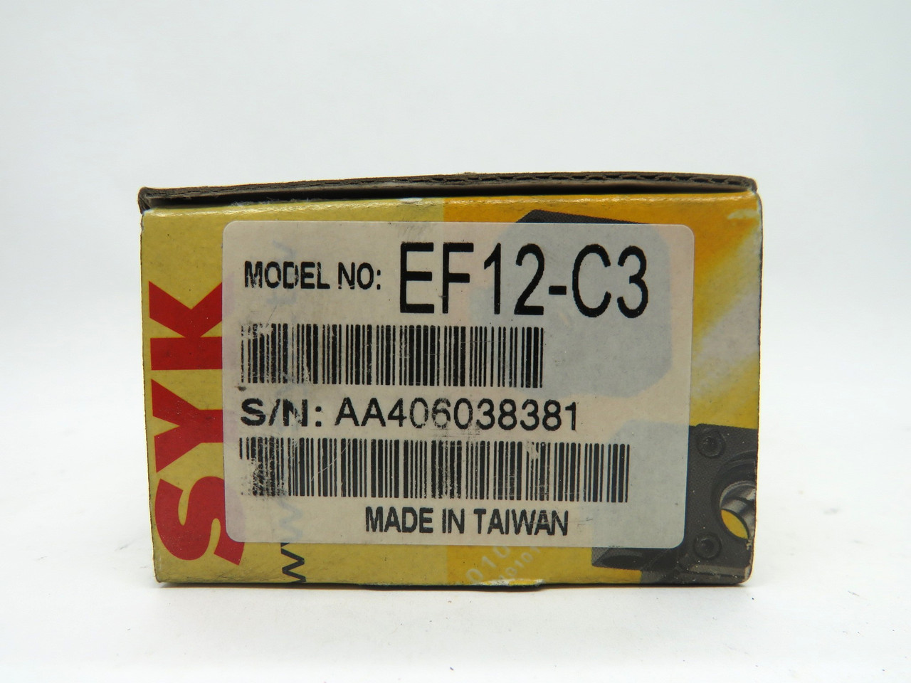 Syk EF12-C3 Ball Screw End Machine Support Unit *Open Box* NEW