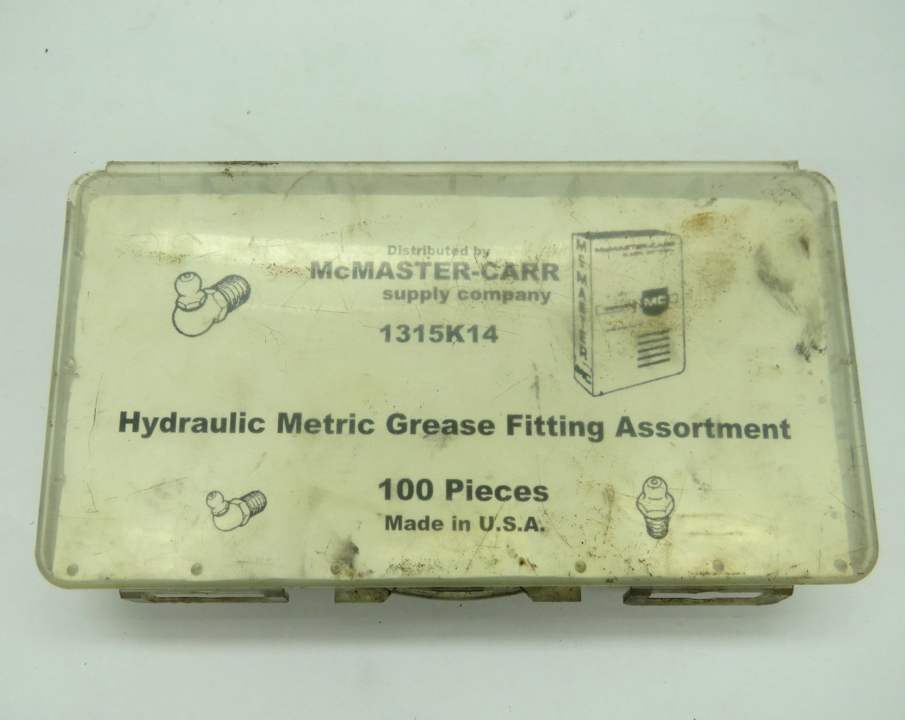 McMaster-Carr 1315K14 Hydraulic Metric Grease Fitting Assortment 74 Pieces USED