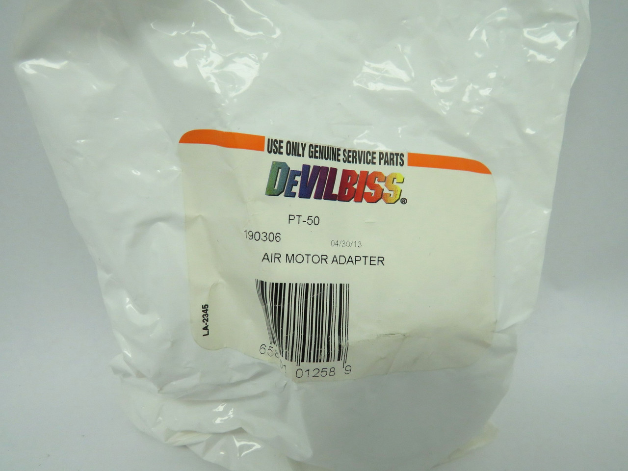 DeVilbiss PT-50 Air Motor Adapter *Sealed Bag* NWB