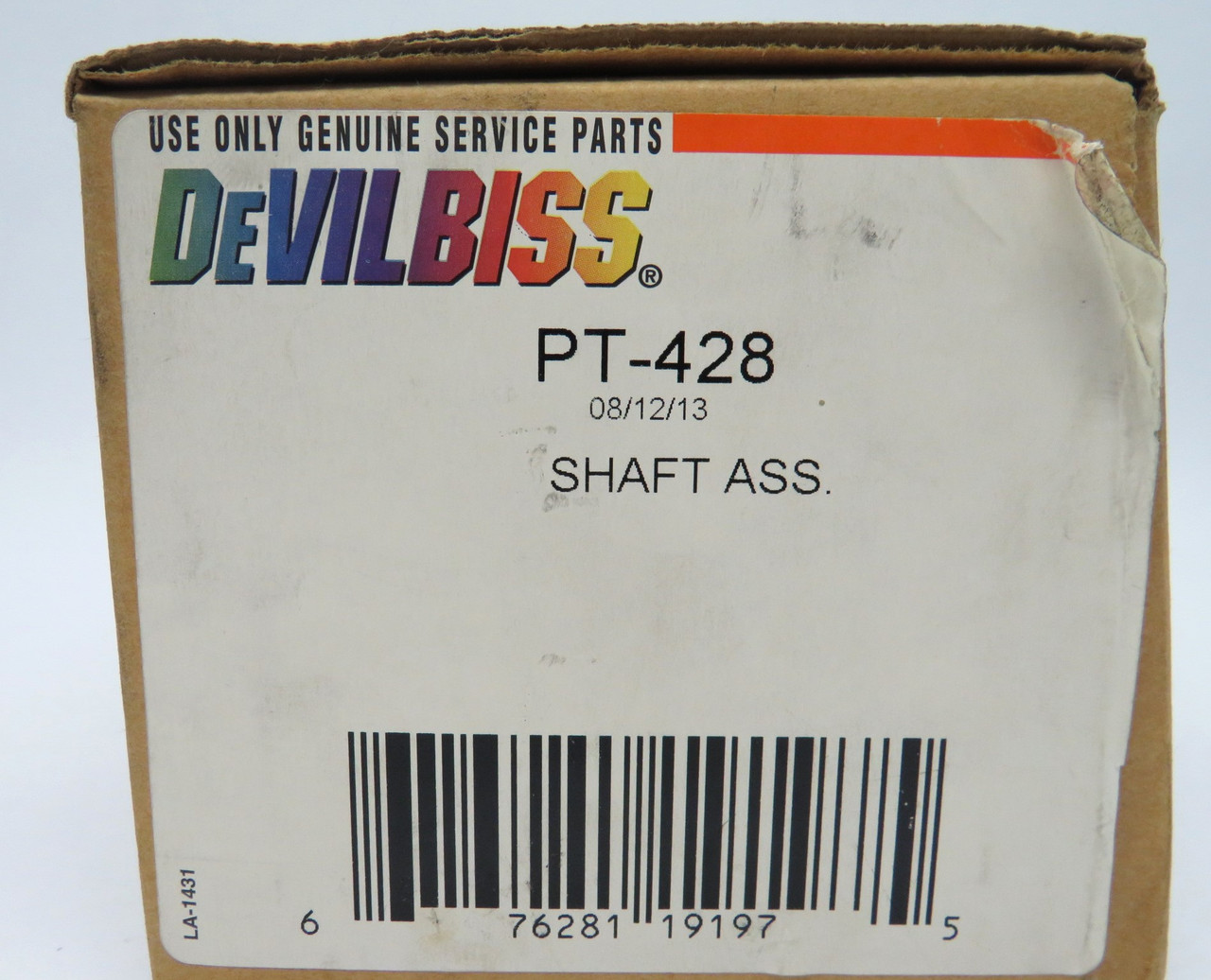 DeVilbiss PT-428 Agitator Shaft Assembly *Shelf Wear* NEW