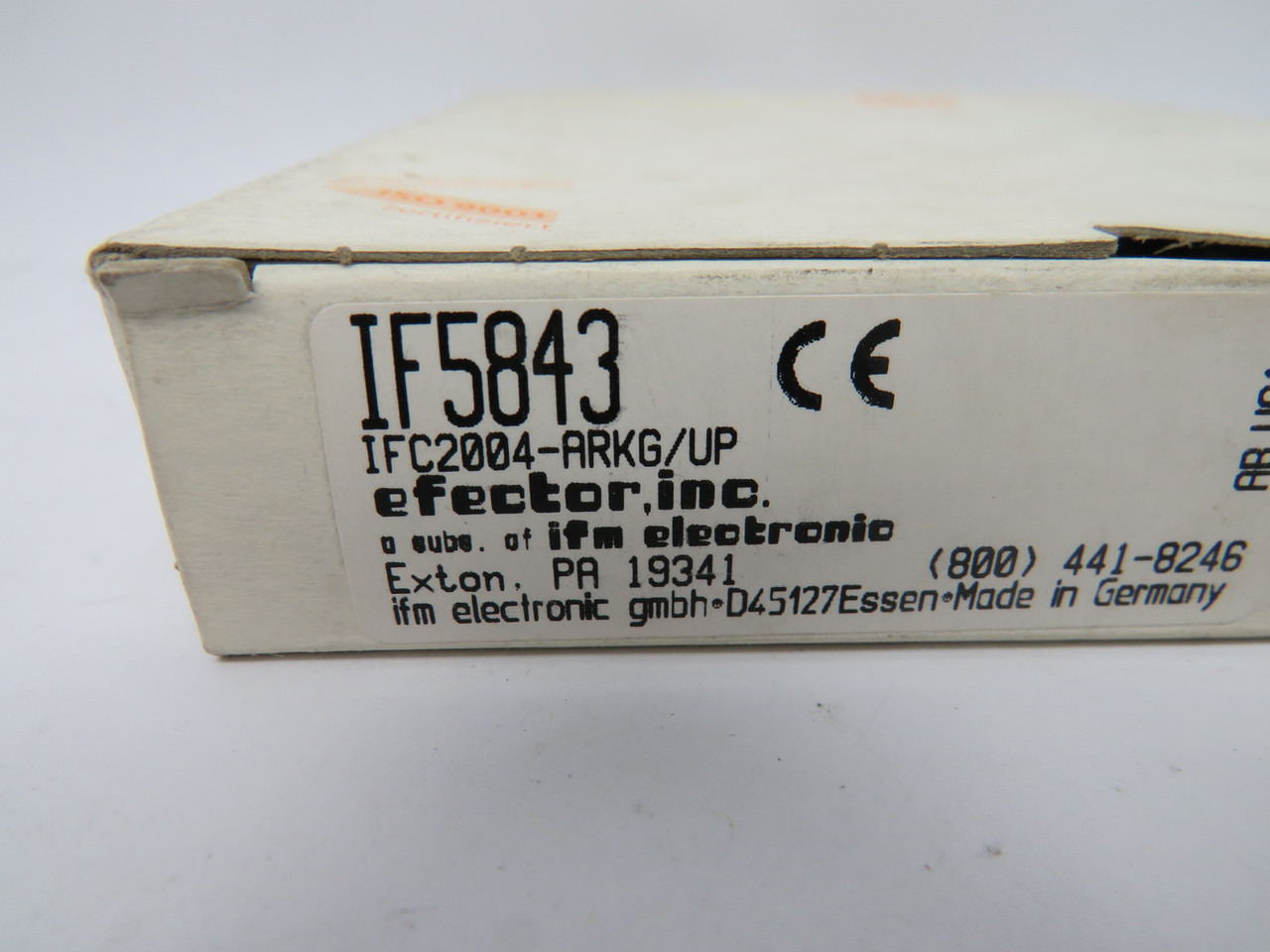 IFM IF5843 IFC2004-ARKG/UP Inductive Sensor 10-36VDC 4mm Range *No Washers* NEW