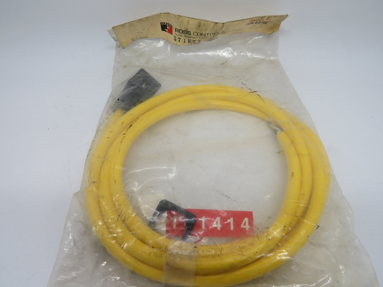Ross 371K77 Pre-Wired Electrical Connector Cable 2m 10A 250V 18 Gauge NWB