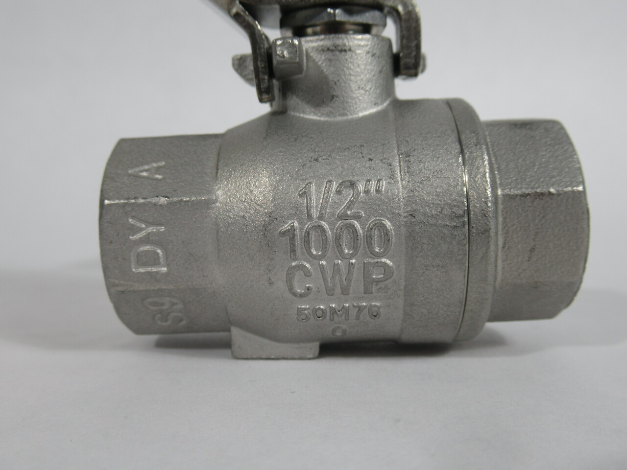 Sharpe 50M76-1/2 Threaded 1/2" Ball Valve 1000CWP Female Stainless Steel NOP
