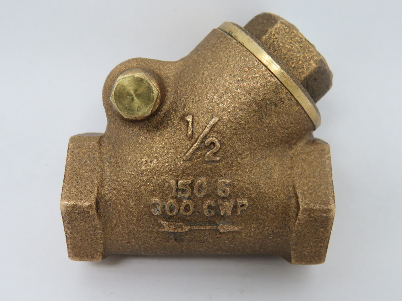 Newman Hattersley MSS-SP80 Threaded 3/8" Swing Check Valve 150-300PSI USED