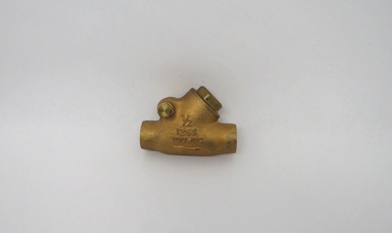 Toyo 237A Solder 1/2" Swing Check Valve 150-200PSI Female Brass NOP