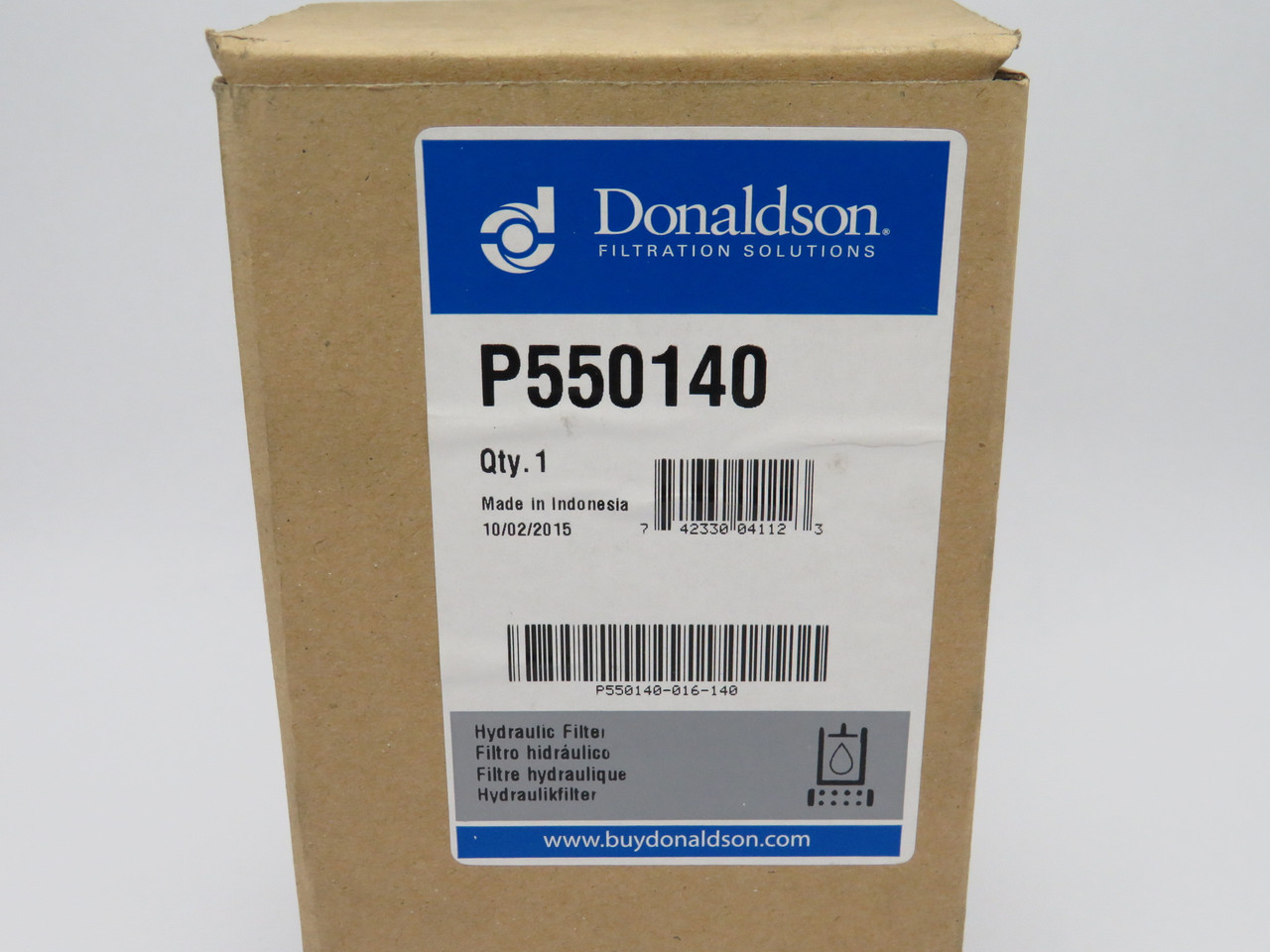 Donaldson P550140 Hydraulic Filter Cartridge 4.49"OD 2.30"ID *Open Box* NEW