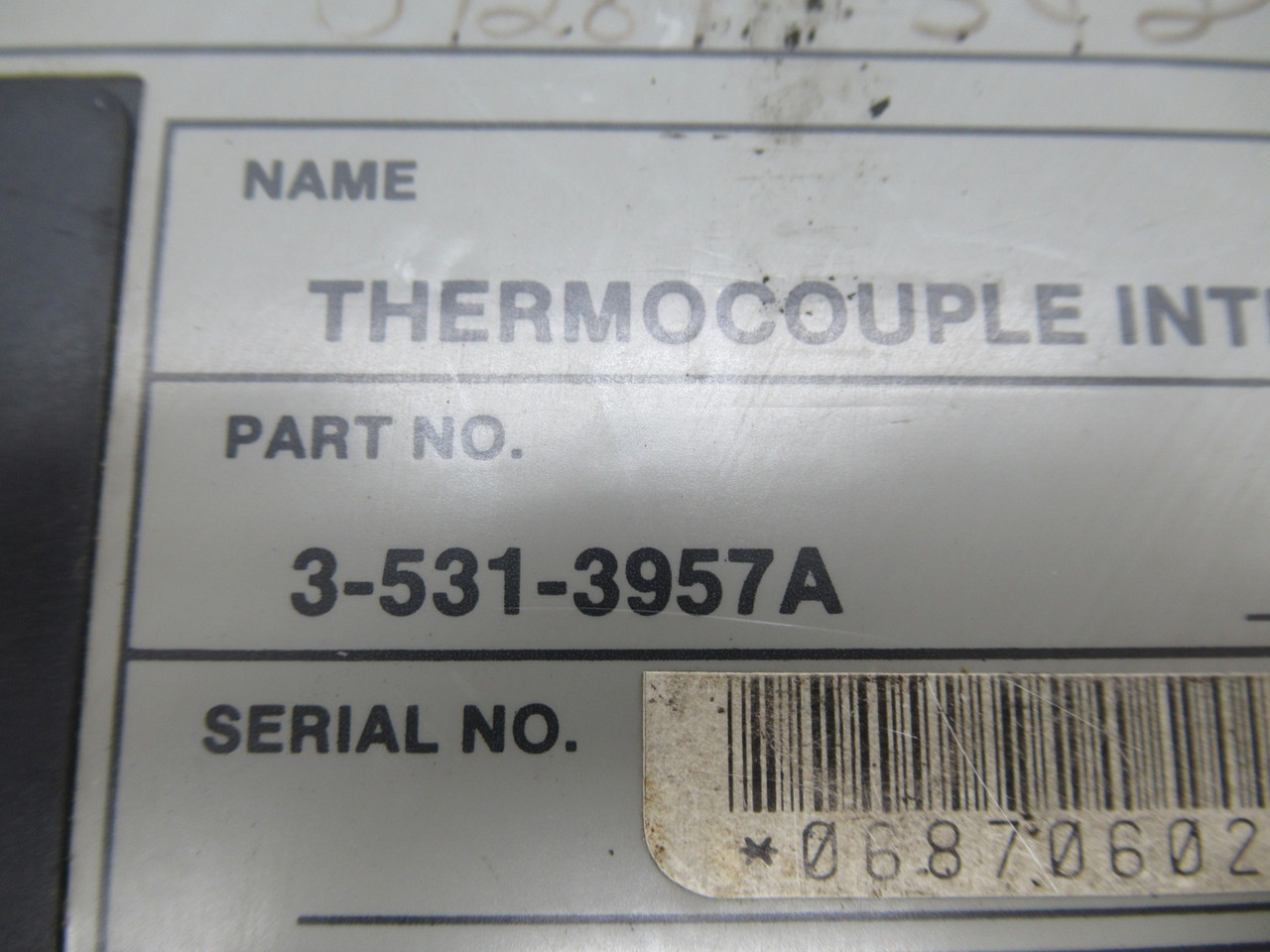 CINCINNATI MILACRON 3-531-3957A Thermocouple Intf USED