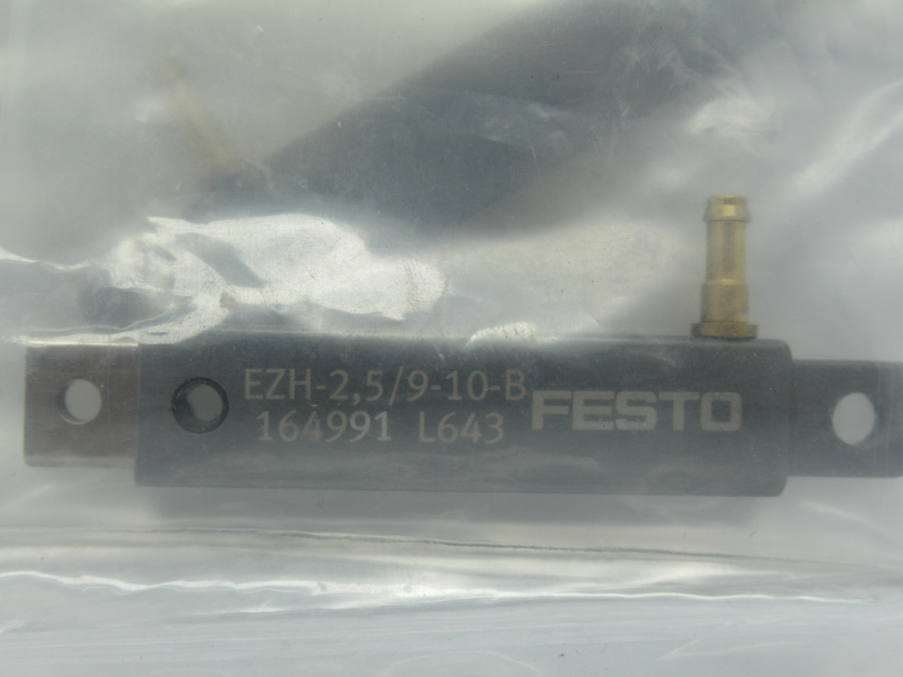 Festo 164991 EZH-2.5/9-10-B Flat Cylinder 10mm Stroke 6mm Piston 2-Pack NWB