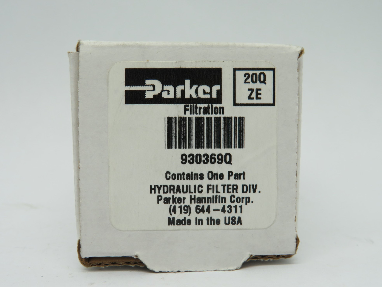 Parker 930369Q Hydraulic Filter 1.77"OD 4.5"L *Open Box* NEW