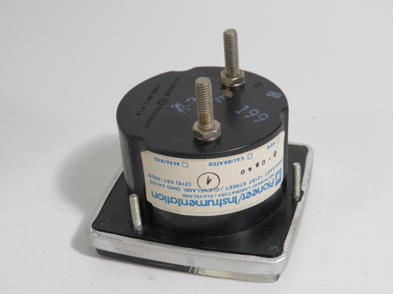 General Electric Model 152 Panel Meter 100-0-100 Range 100VDC Damaged Box RFB