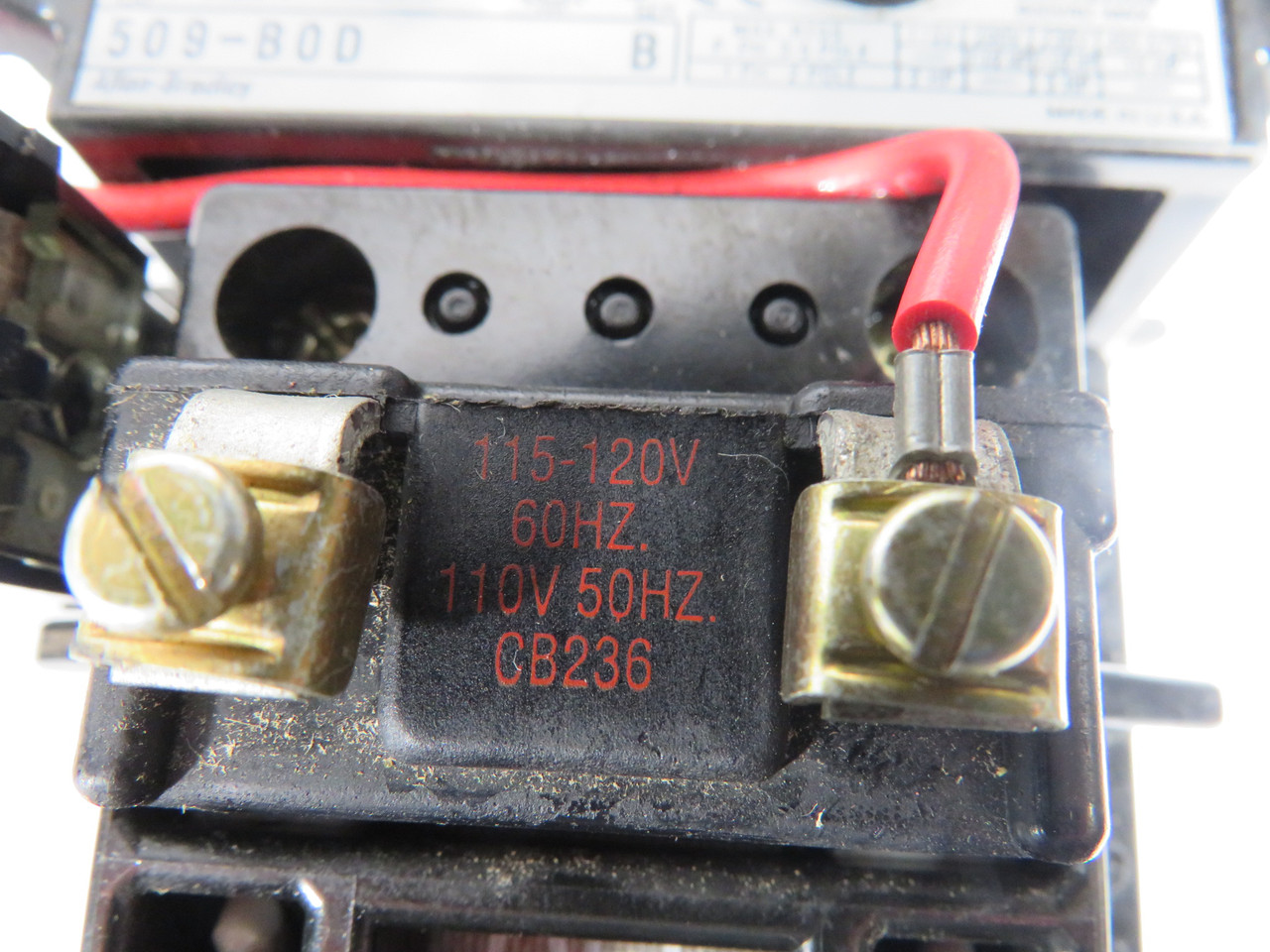 Allen-Bradley 509-BOD-90 Non-Reversing Starter NO RELAY/RUST/MISSING SCREWS USED