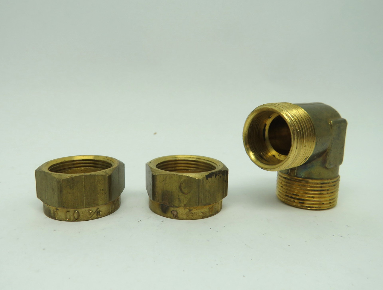 Fairview 65-12 Union 3/4" Elbow Fitting Brass USED