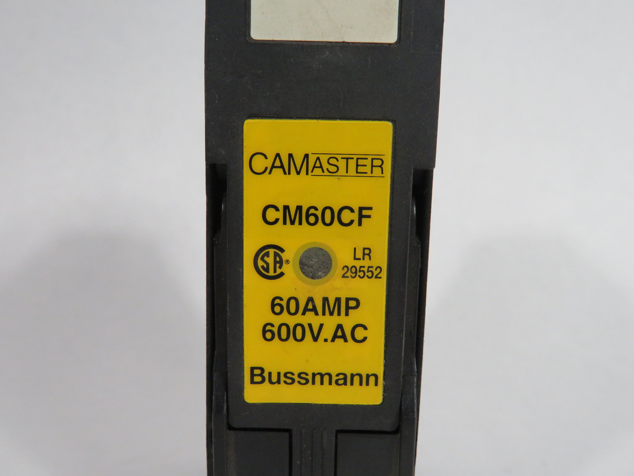 Bussmann CM60CF Fuse Holder 60A 600V 1-Pole USED