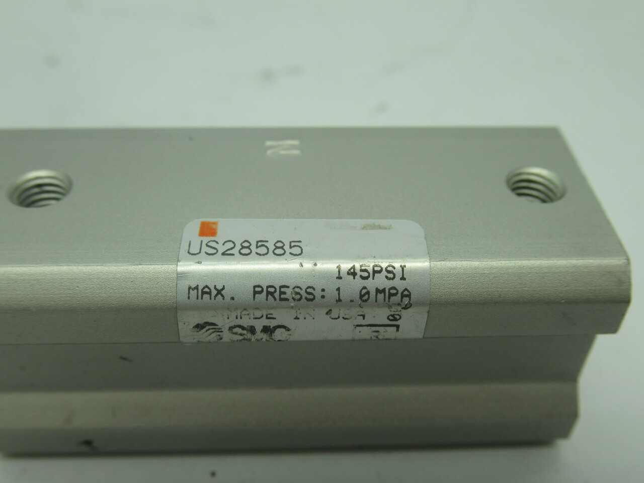 SMC US28585 Pneumatic Cylinder 145psi 1.0MPa USED