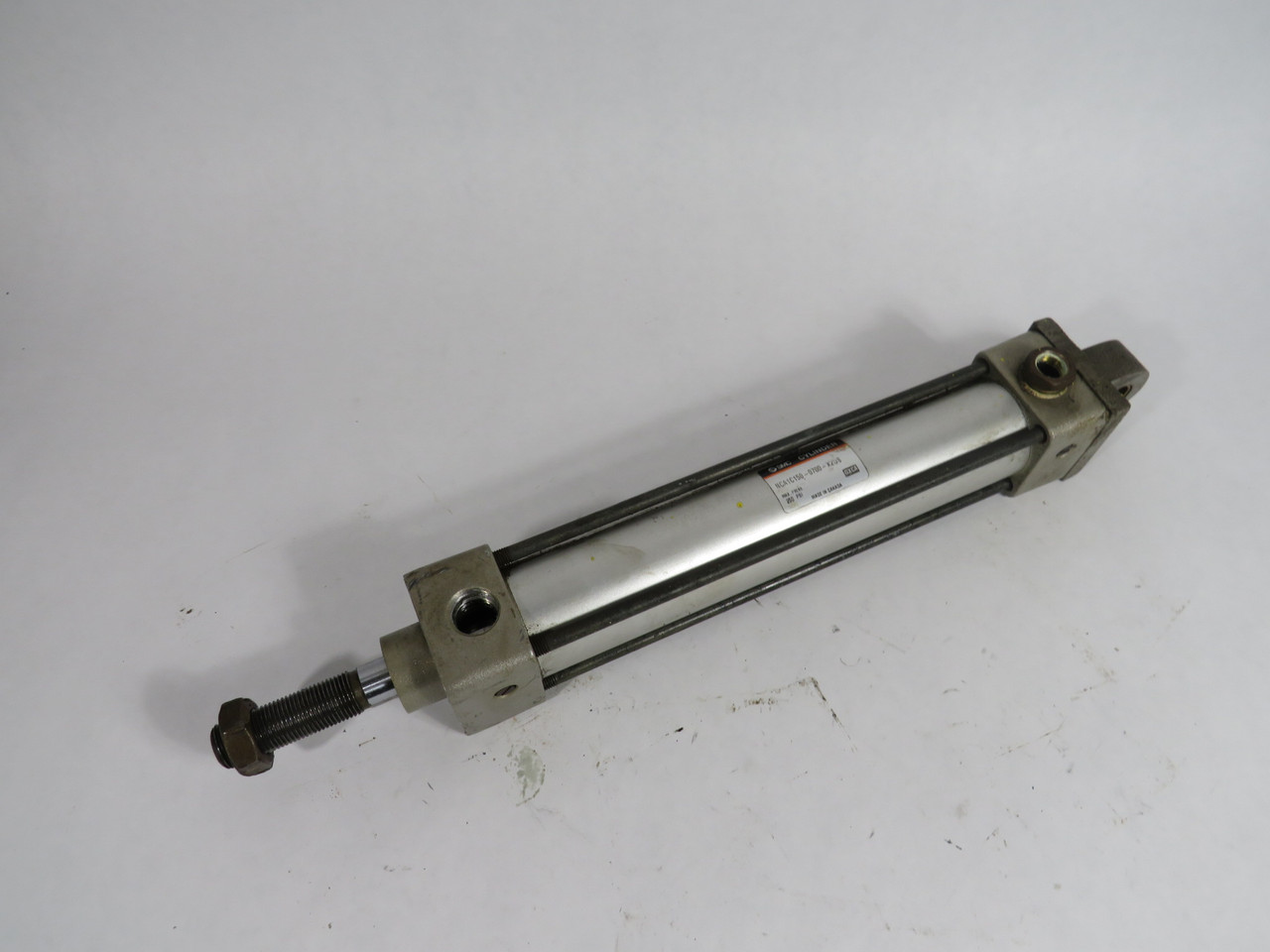 SMC NCA1C150-0700-X2US Pneumatic Cylinder 1.5" Bore 7" Stroke *COS DMG* USED