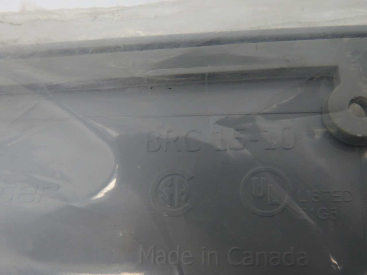 Sceptor BRC15-10 Blank One Gang Cover and Gasket *Sealed Bag* NWB